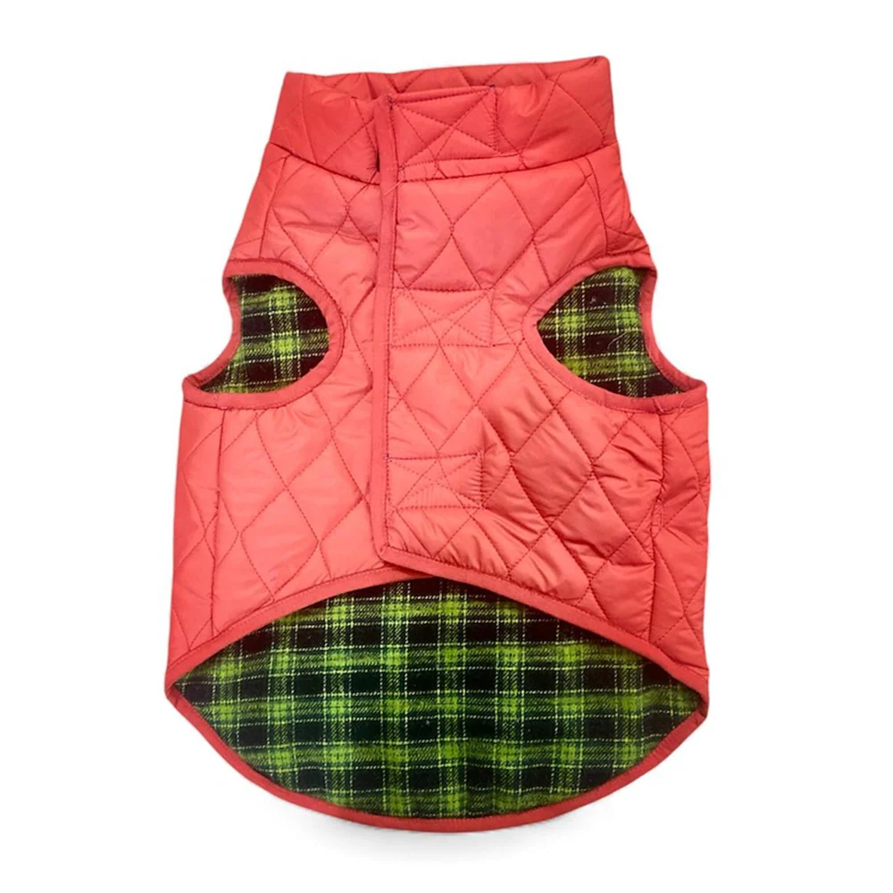 Woofiezz Warm & Comfortable Reversible Winter Jackets for Dogs and Cats (Orange) - Image 5