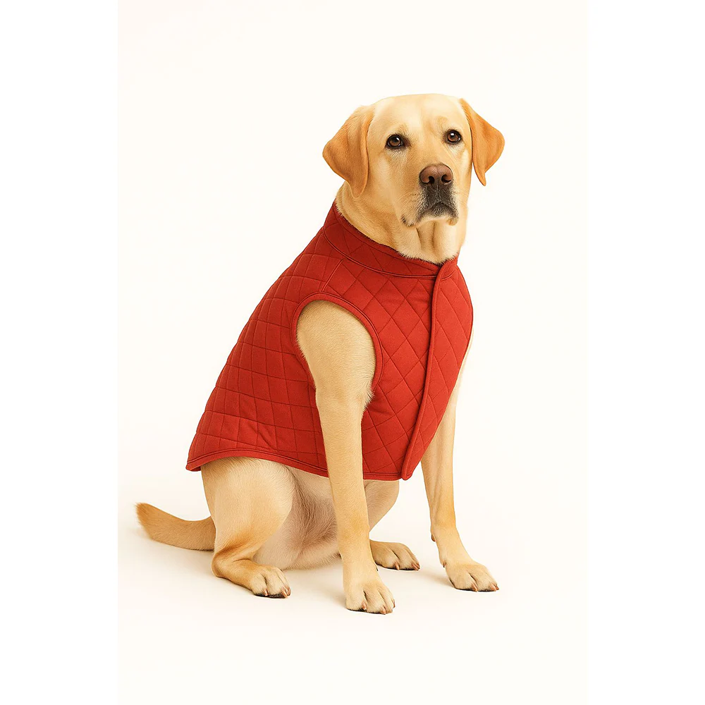 Woofiezz Warm & Comfortable Reversible Winter Jackets for Dogs and Cats (Orange) - Image 6