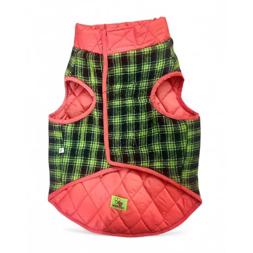 Woofiezz Warm & Comfortable Reversible Winter Jackets for Dogs and Cats (Orange) - Image 7