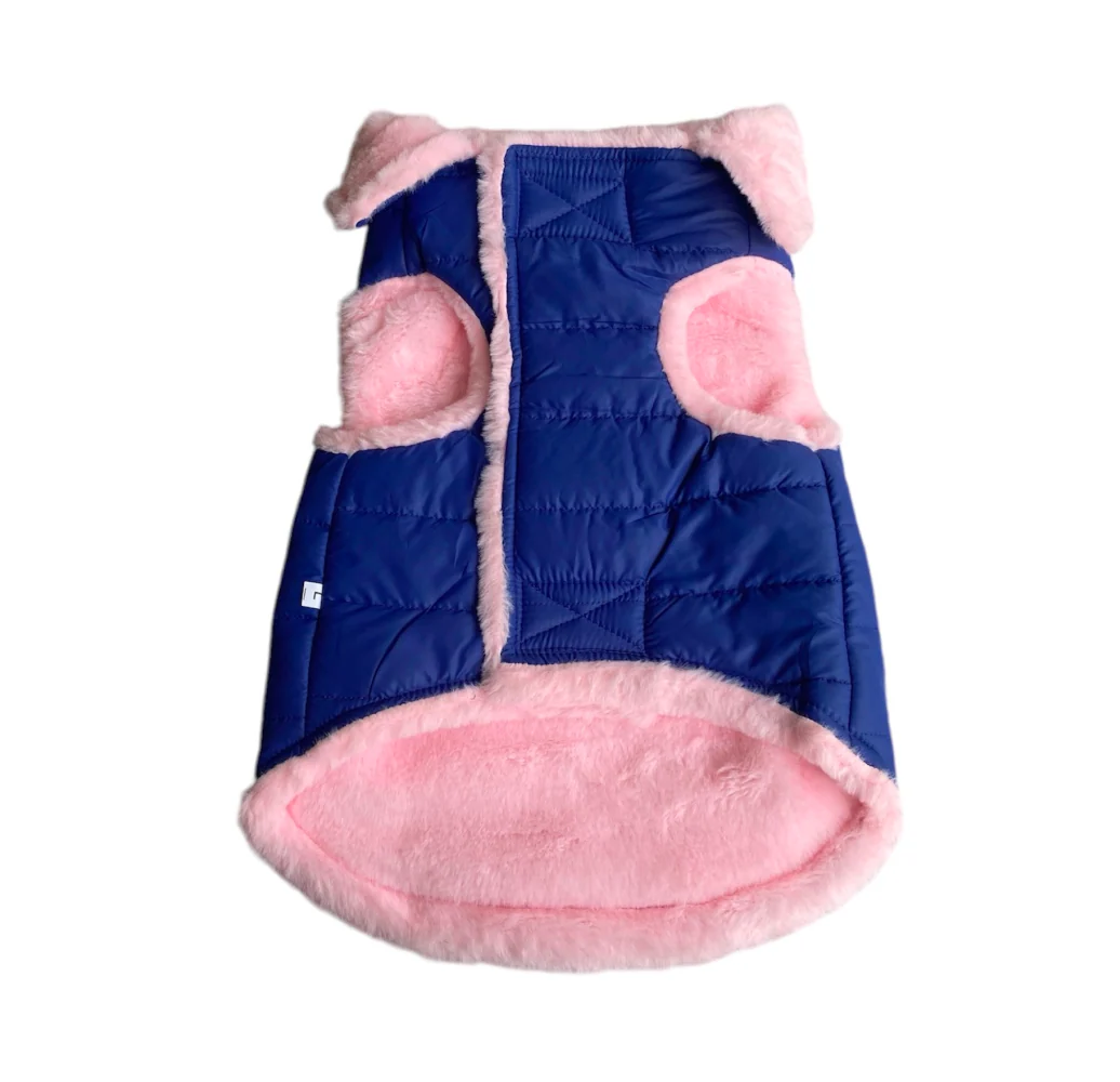 Woofiezz Warm & Comfortable Stylish Jackets for Dogs and Cats (Blue) - Image 3