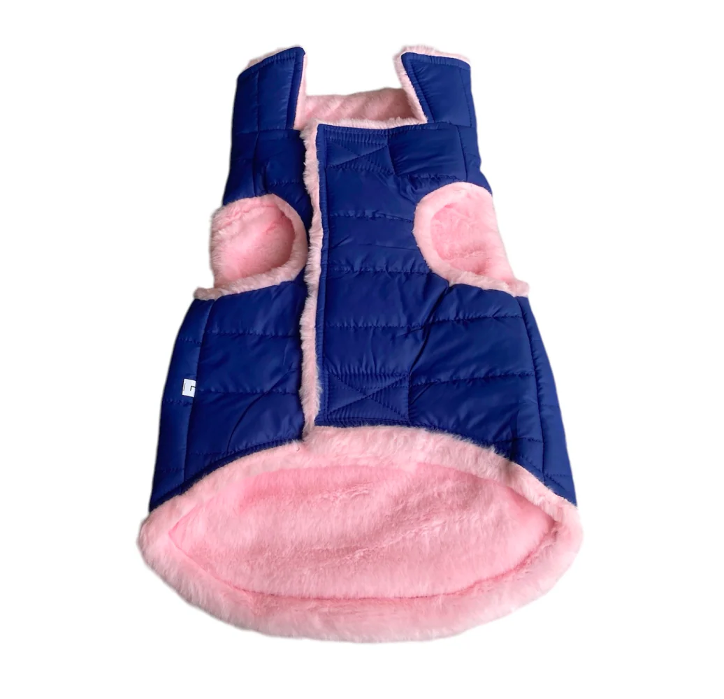 Woofiezz Warm & Comfortable Stylish Jackets for Dogs and Cats (Blue) - Image 4