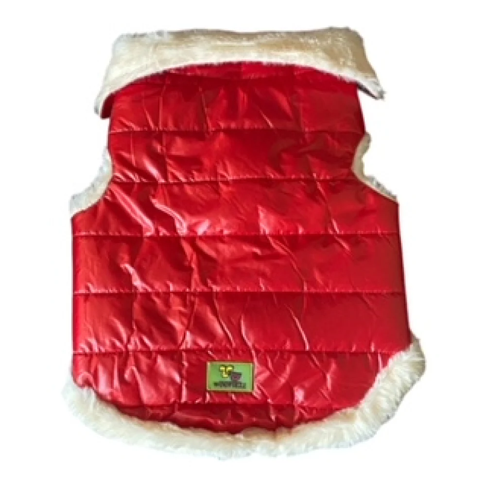 Woofiezz Warm & Comfortable Stylish Jackets for Dogs and Cats (Red) - Image 3