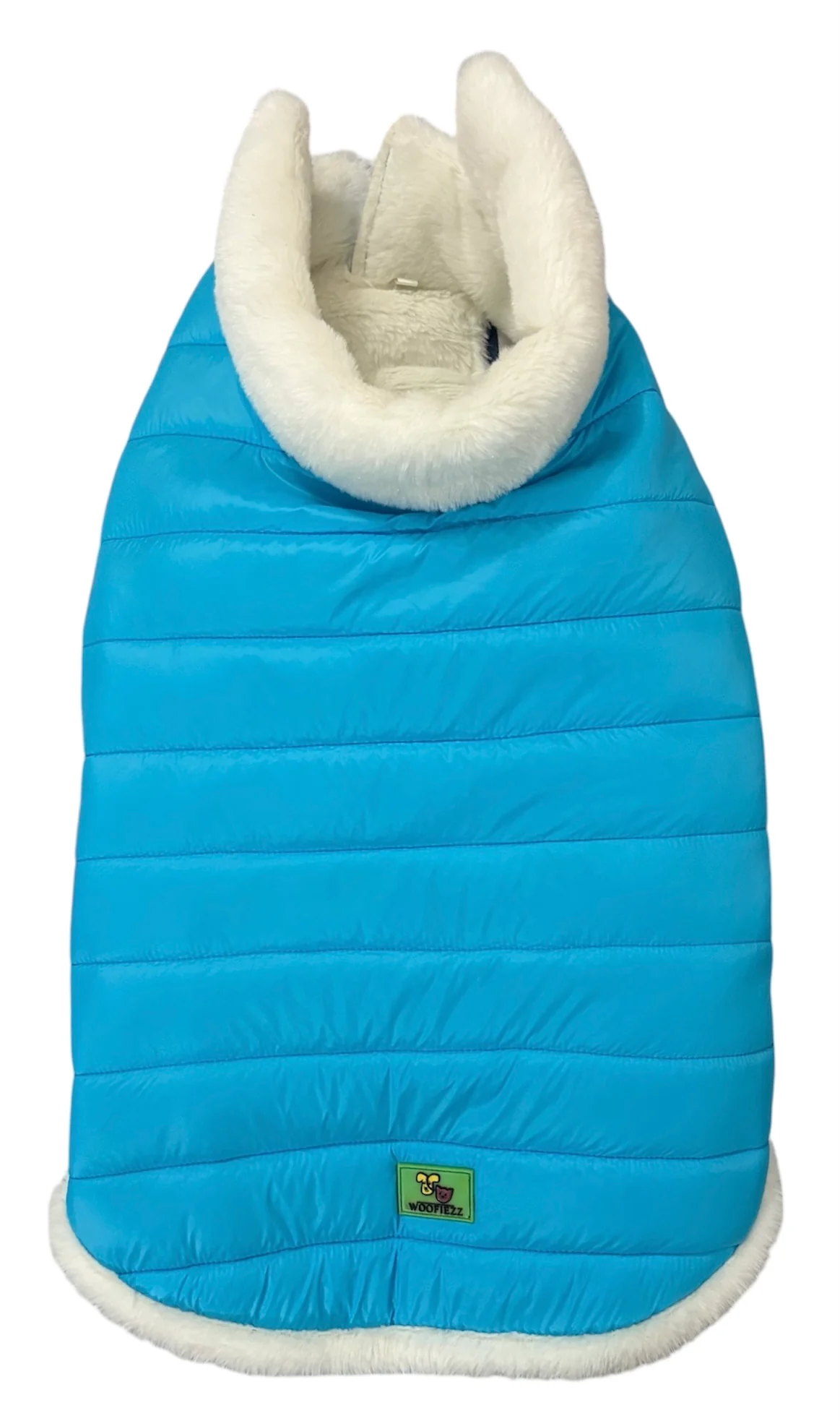 Woofiezz Warm & Comfortable Winter Jackets for Dogs and Cats (Turquoise) - Image 3