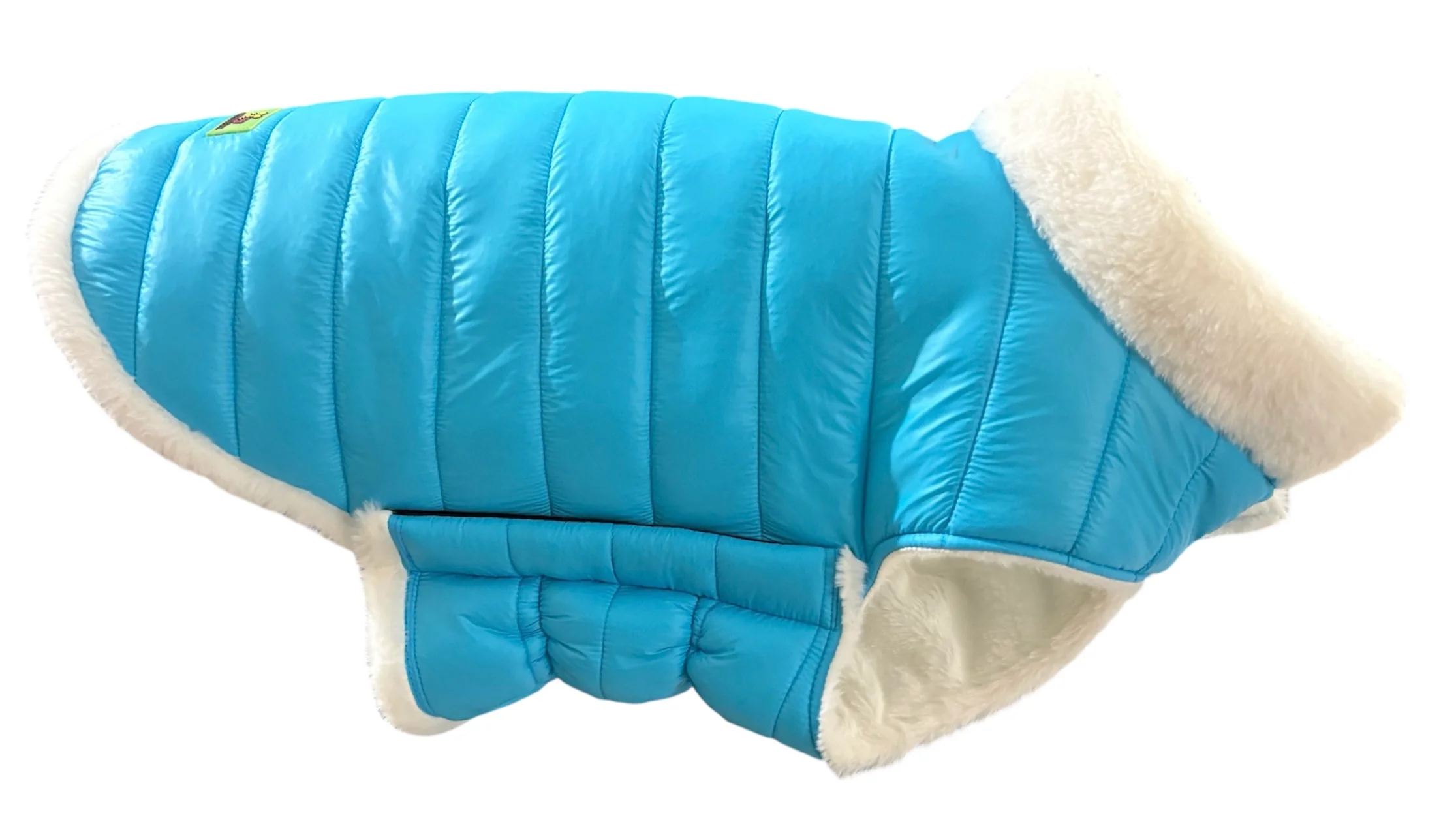 Woofiezz Warm & Comfortable Winter Jackets for Dogs and Cats (Turquoise) - Image 5