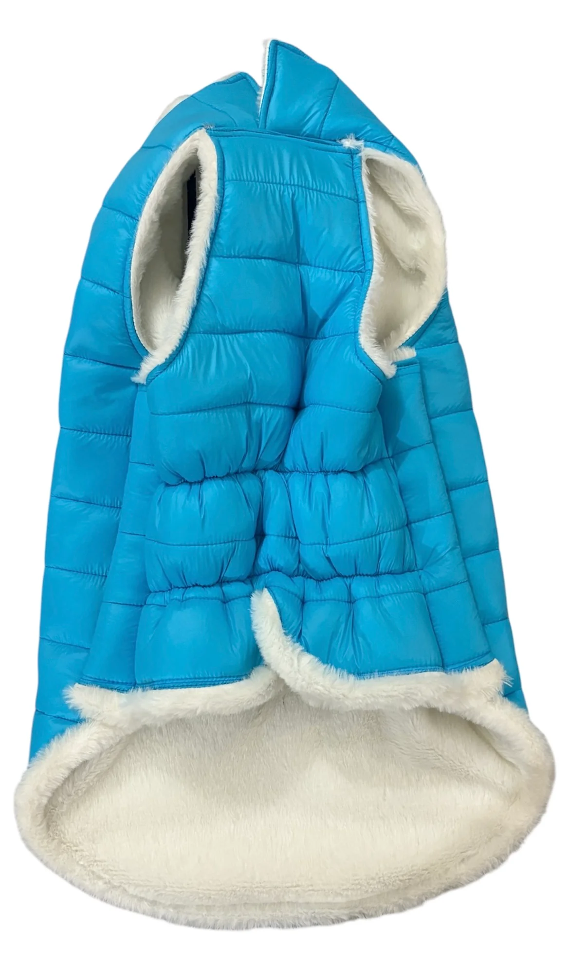 Woofiezz Warm & Comfortable Winter Jackets for Dogs and Cats (Turquoise) - Image 6