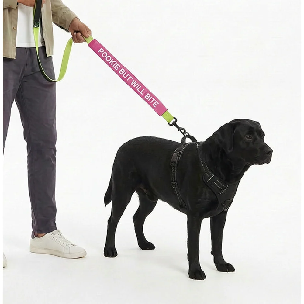 Funny Leash Sleeves for Dogs and Cats (Pink) - Image 2