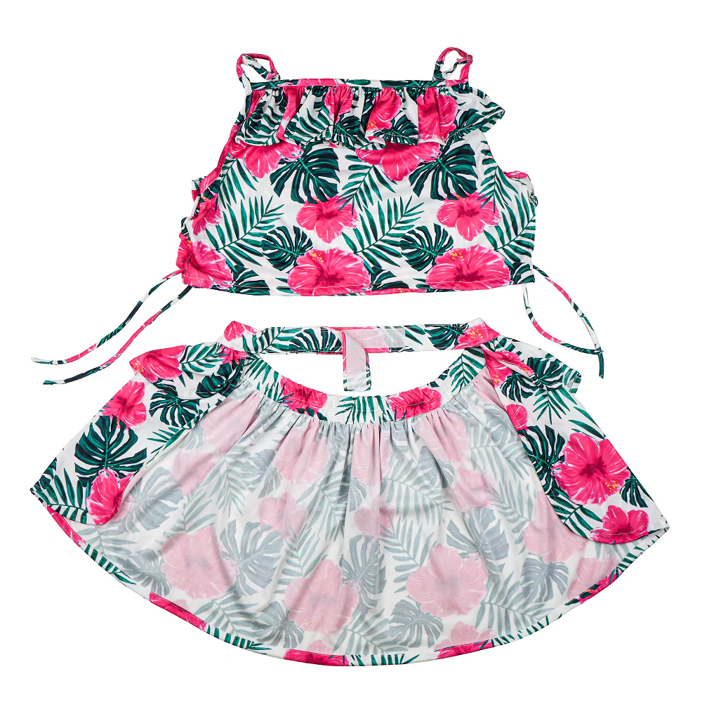 Pet Bigginis For Dogs (White/Pink/Green) - Image 4