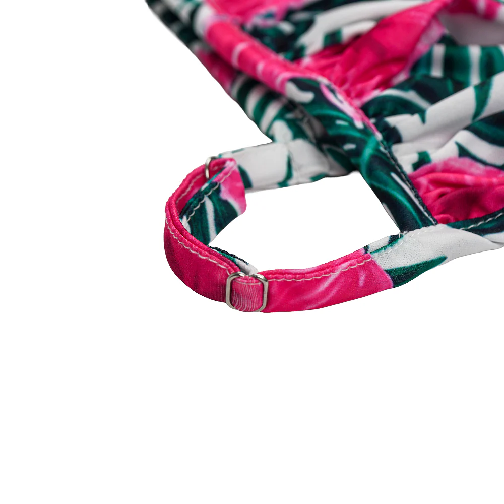 Pet Bigginis For Dogs (White/Pink/Green) - Image 7