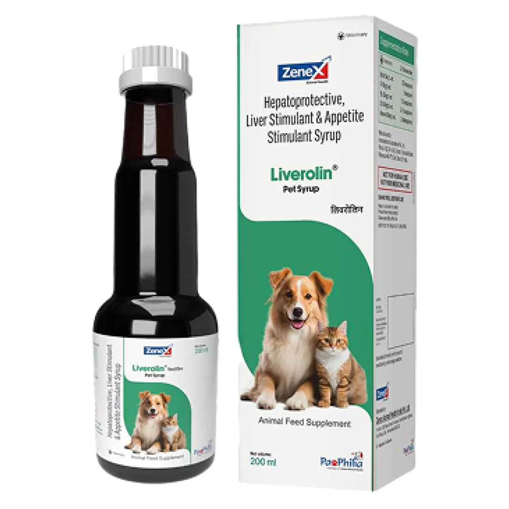 Zenex Liverolin Pet Syrup (Liver Tonic) for Dogs and Cats - Image 2