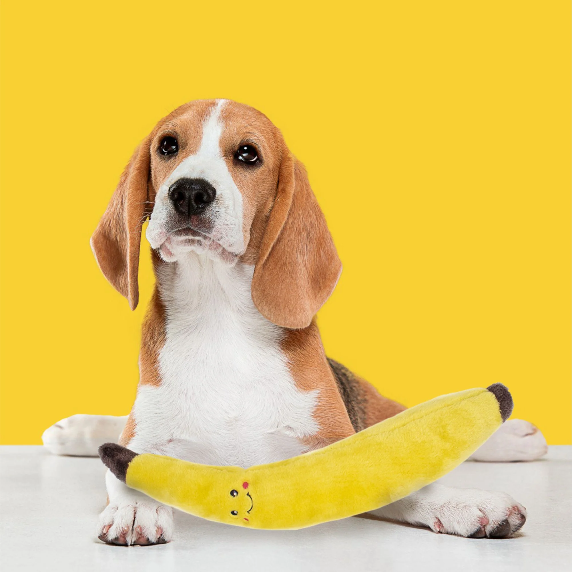 Zippy Paws Banana Jigglerz Plush Toy for Dogs - Image 7