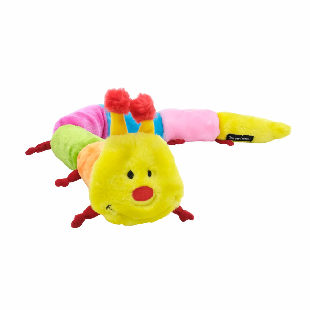 Zippy Paws Blasters Caterpiller Jumbo Plush Toy for Dogs - Image 6