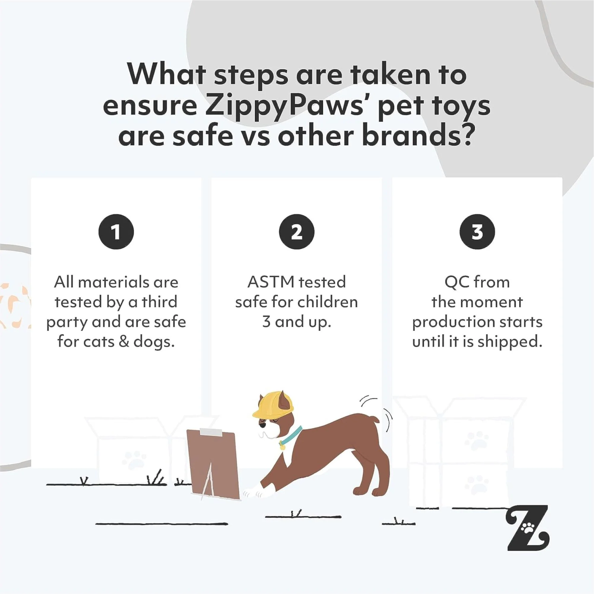 Zippy Paws Chipmunk Jigglerz Plush Toy for Dogs - Image 5