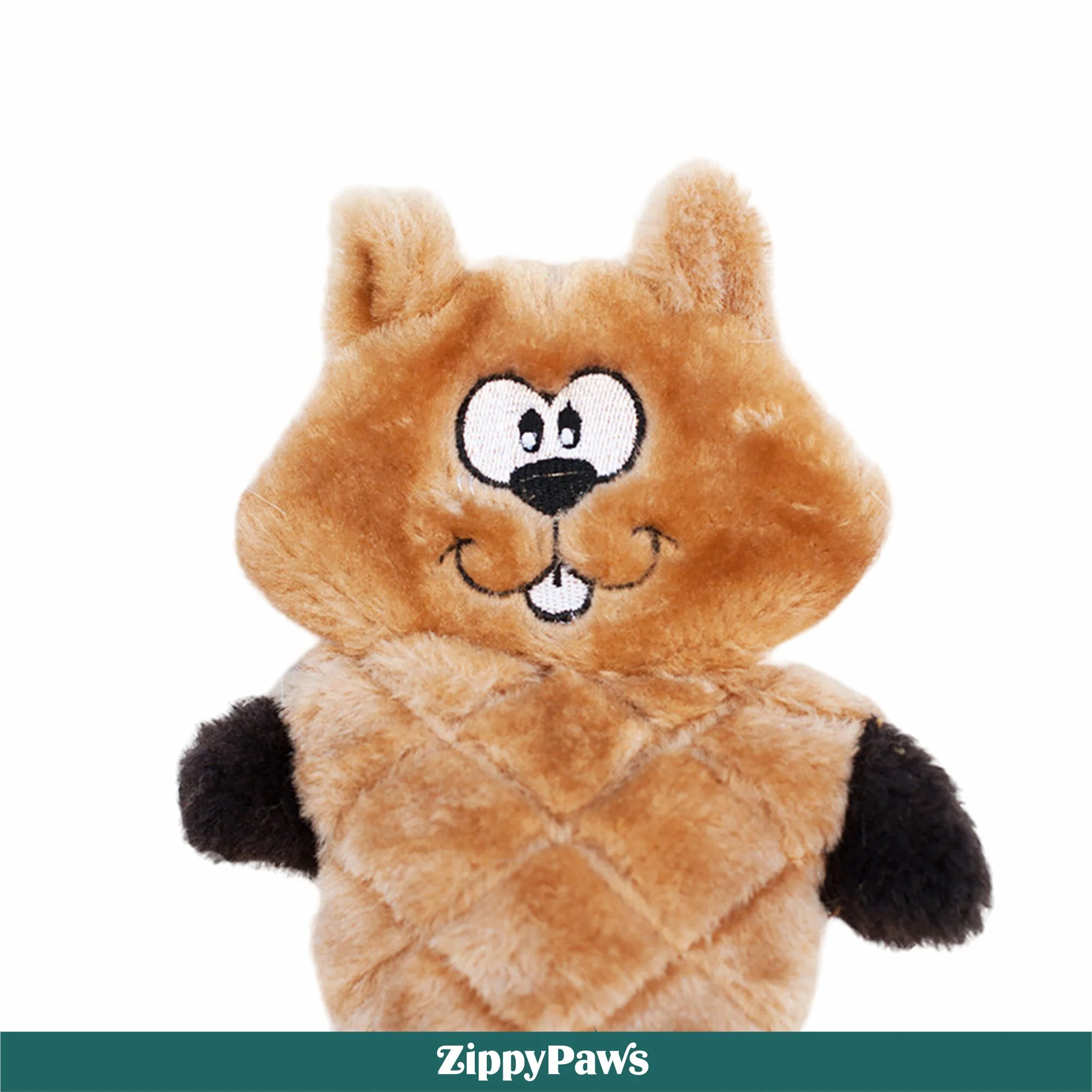Zippy Paws Chipmunk Jigglerz Plush Toy for Dogs - Image 7