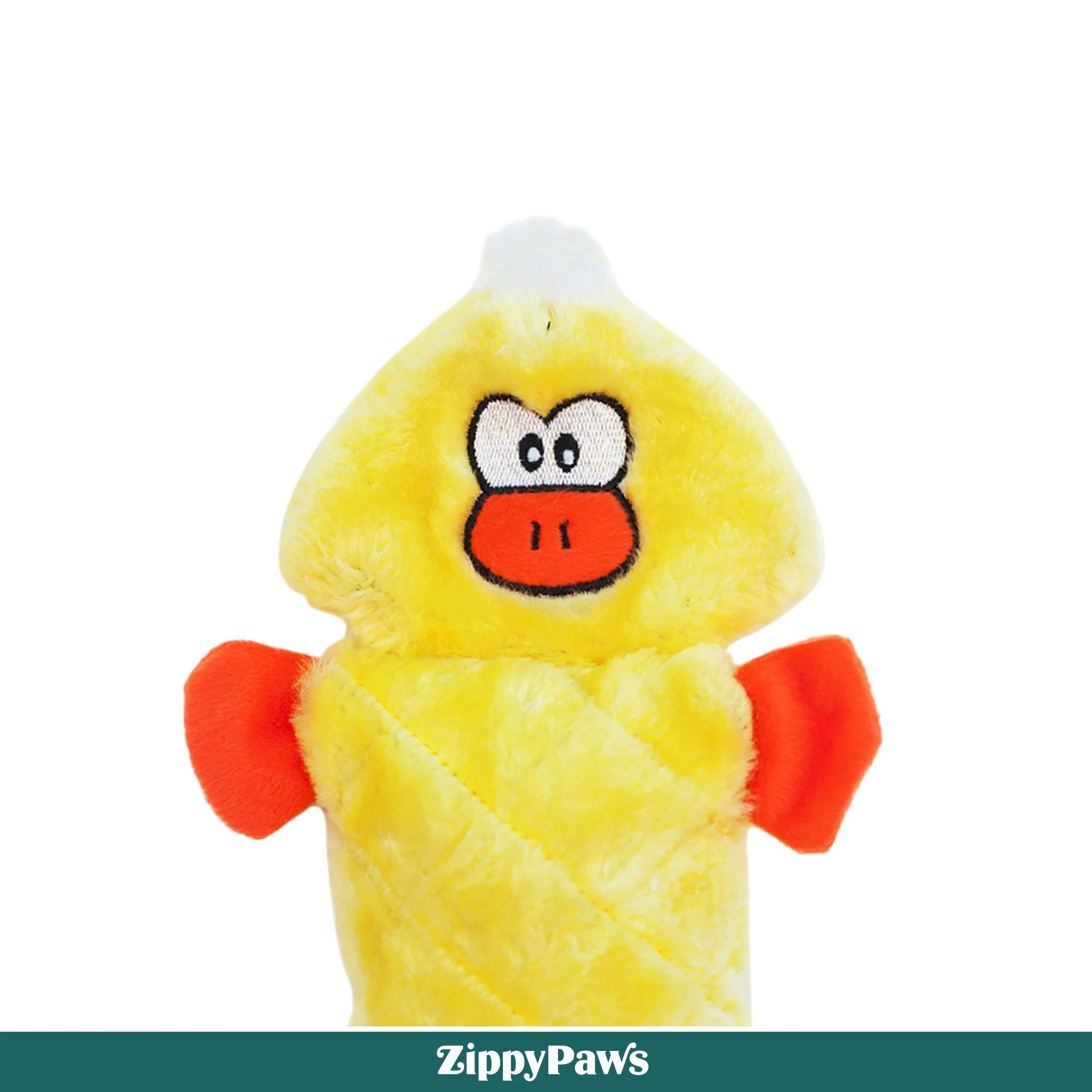 Zippy Paws Duck Jigglerz Plush Toy for Dogs - Image 8