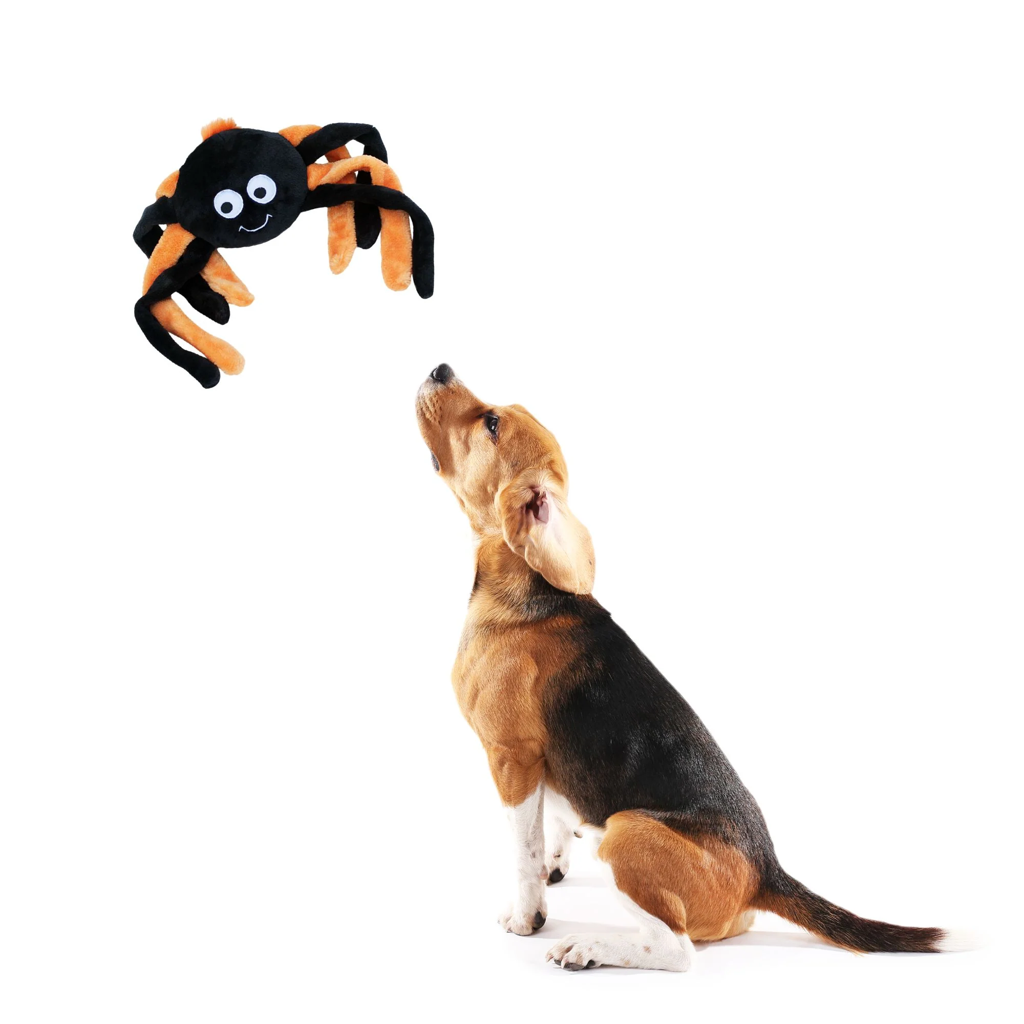 Zippy Paws Halloween Spider Grunterz Plush Toy for Dogs - Image 6