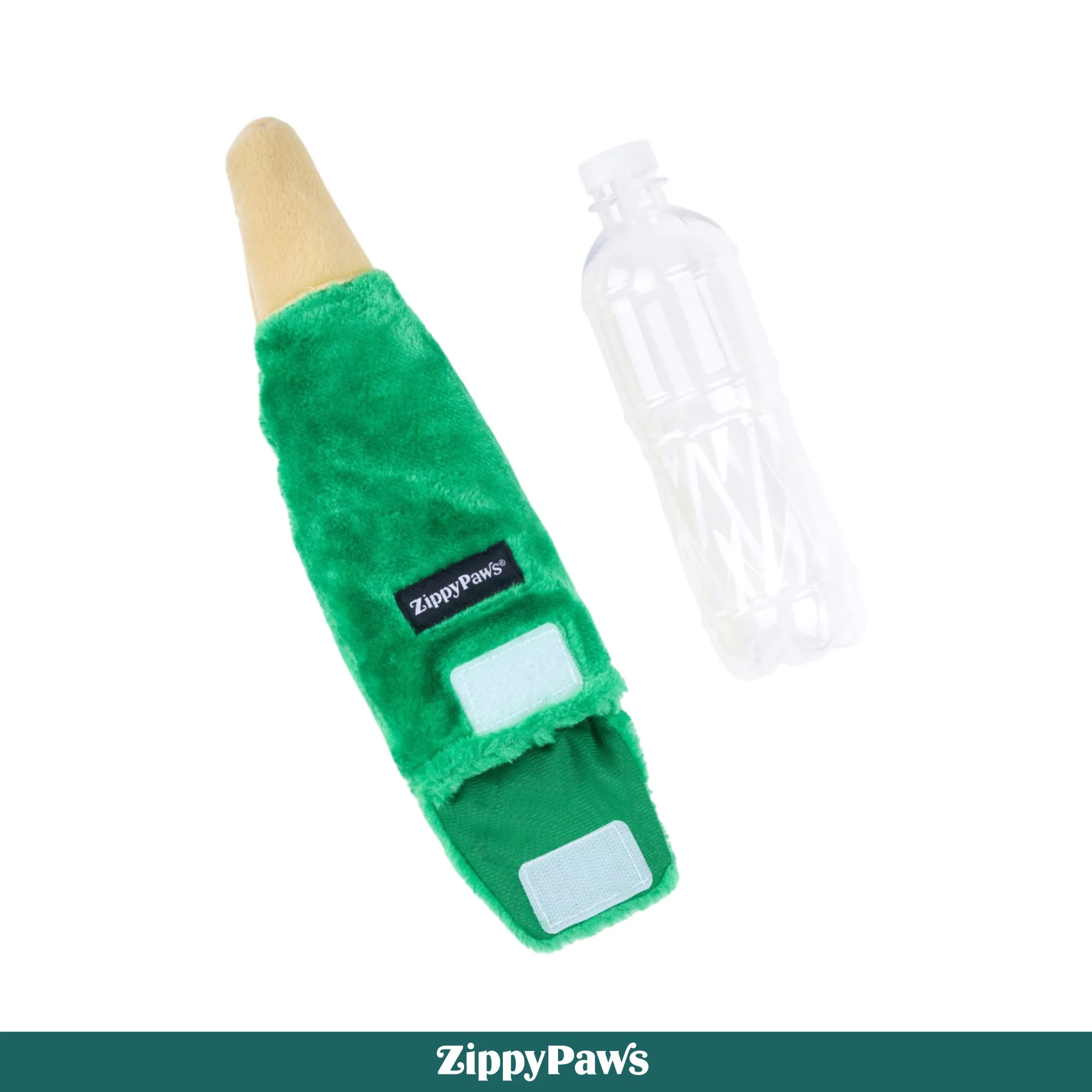 Zippy Paws Happy Hour Champagne Crusherz Plush Toy for Dogs - Image 8