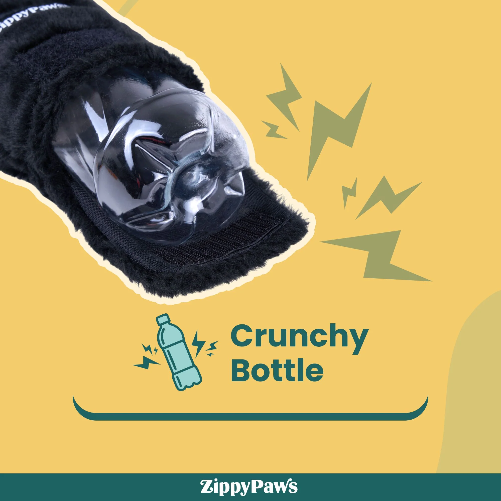 Zippy Paws Happy Hour Red Wine Crusherz Plush Toy for Dogs - Image 4