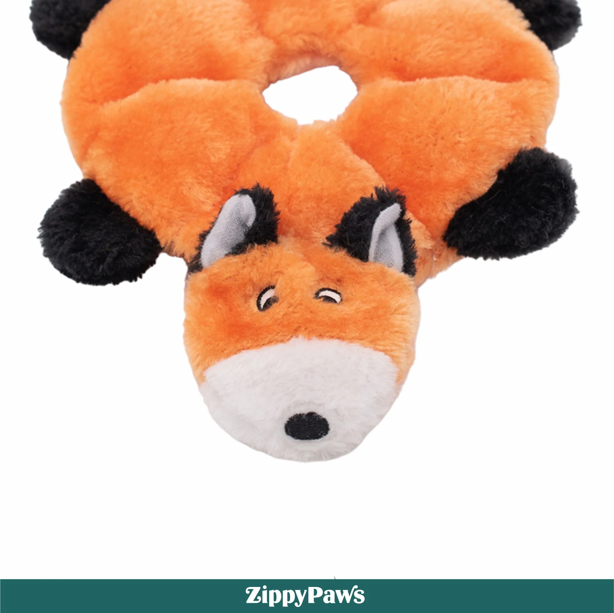 Zippy Paws Loopy Fox Plush Toy for Dogs - Image 7