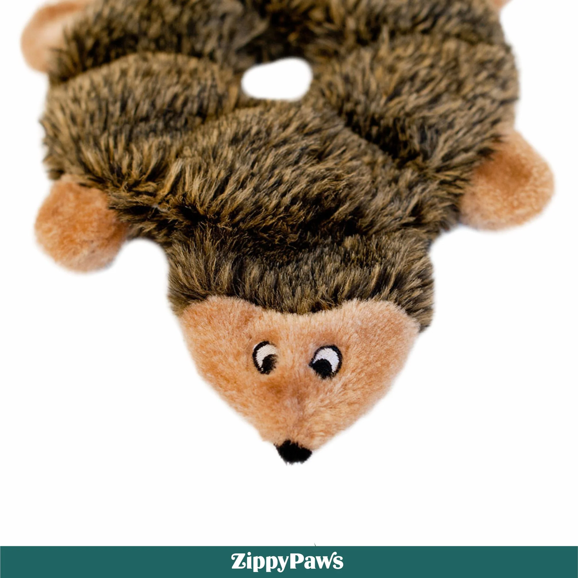 Zippy Paws Loopy Hedgehog Plush Toy for Dogs - Image 8