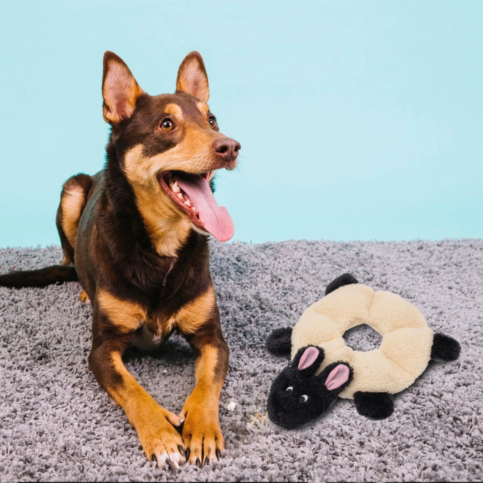 Zippy Paws Loopy Sheep Plush Toy for Dogs - Image 3