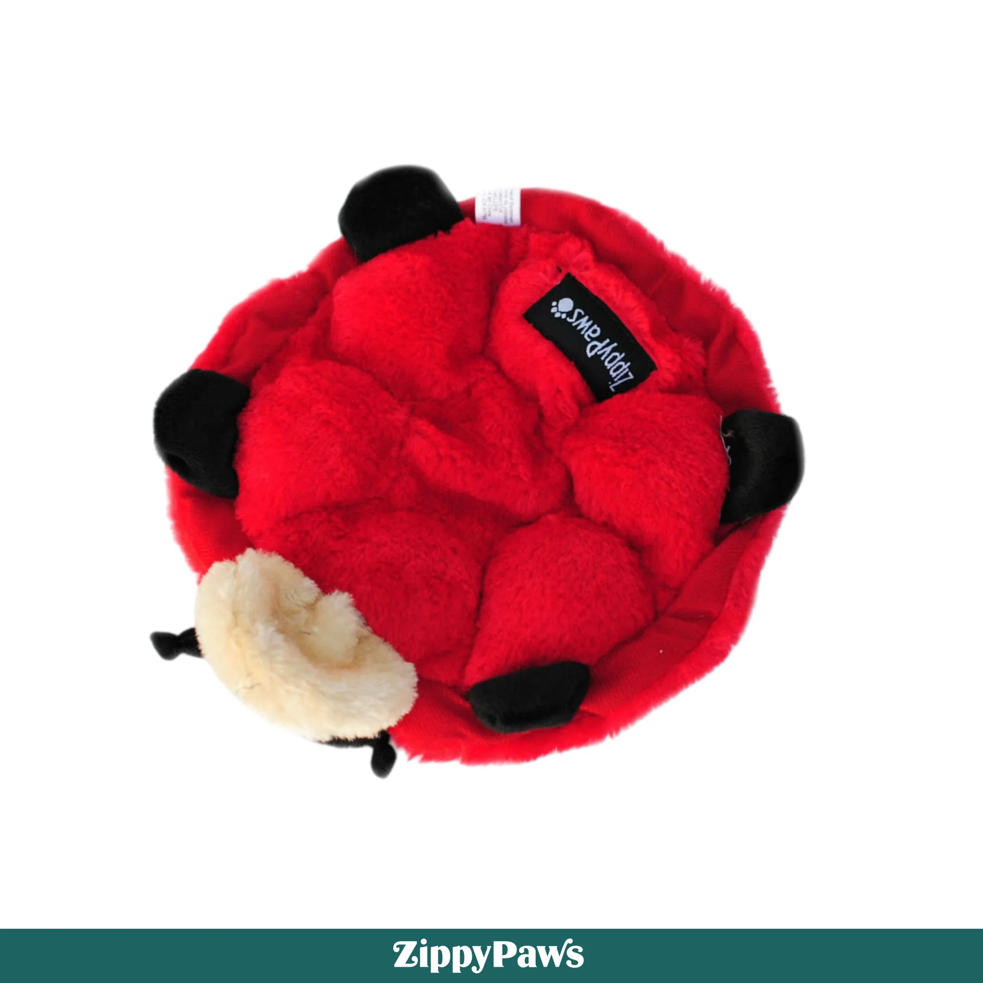 Zippy Paws Squeakie Crawler Betsey the Ladybug Plush Toy for Dogs - Image 8