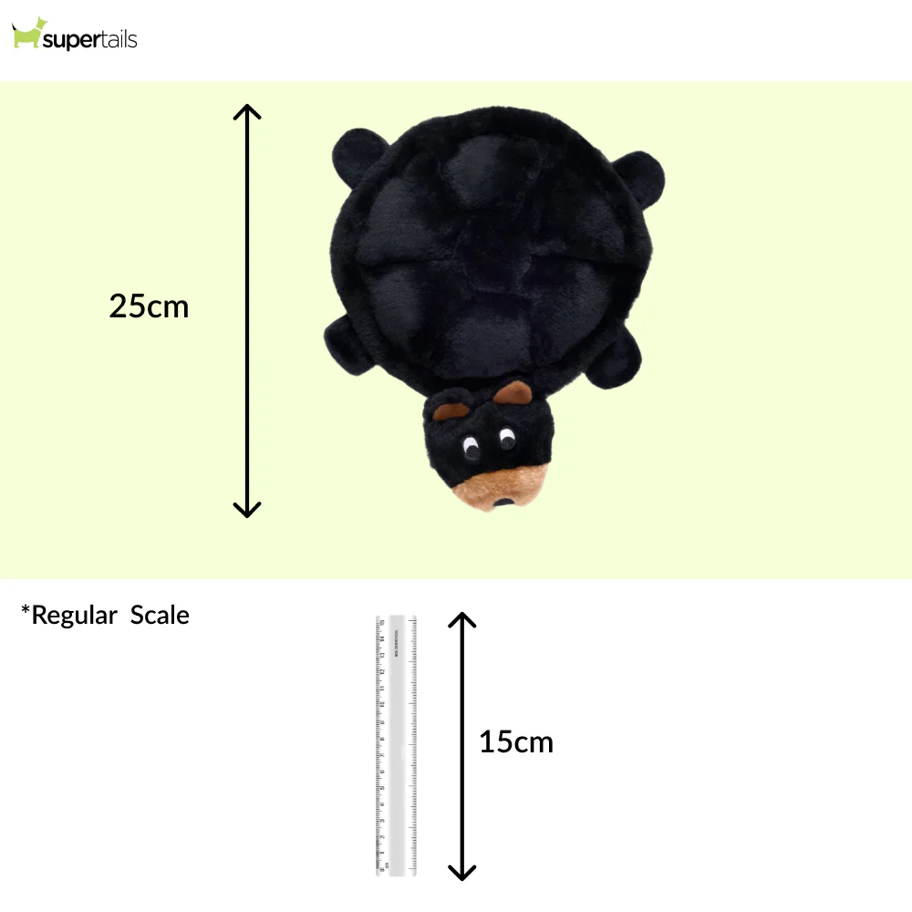 Zippy Paws Squeakie Crawler Bubba the Bear Plush Toy for Dogs - Image 2