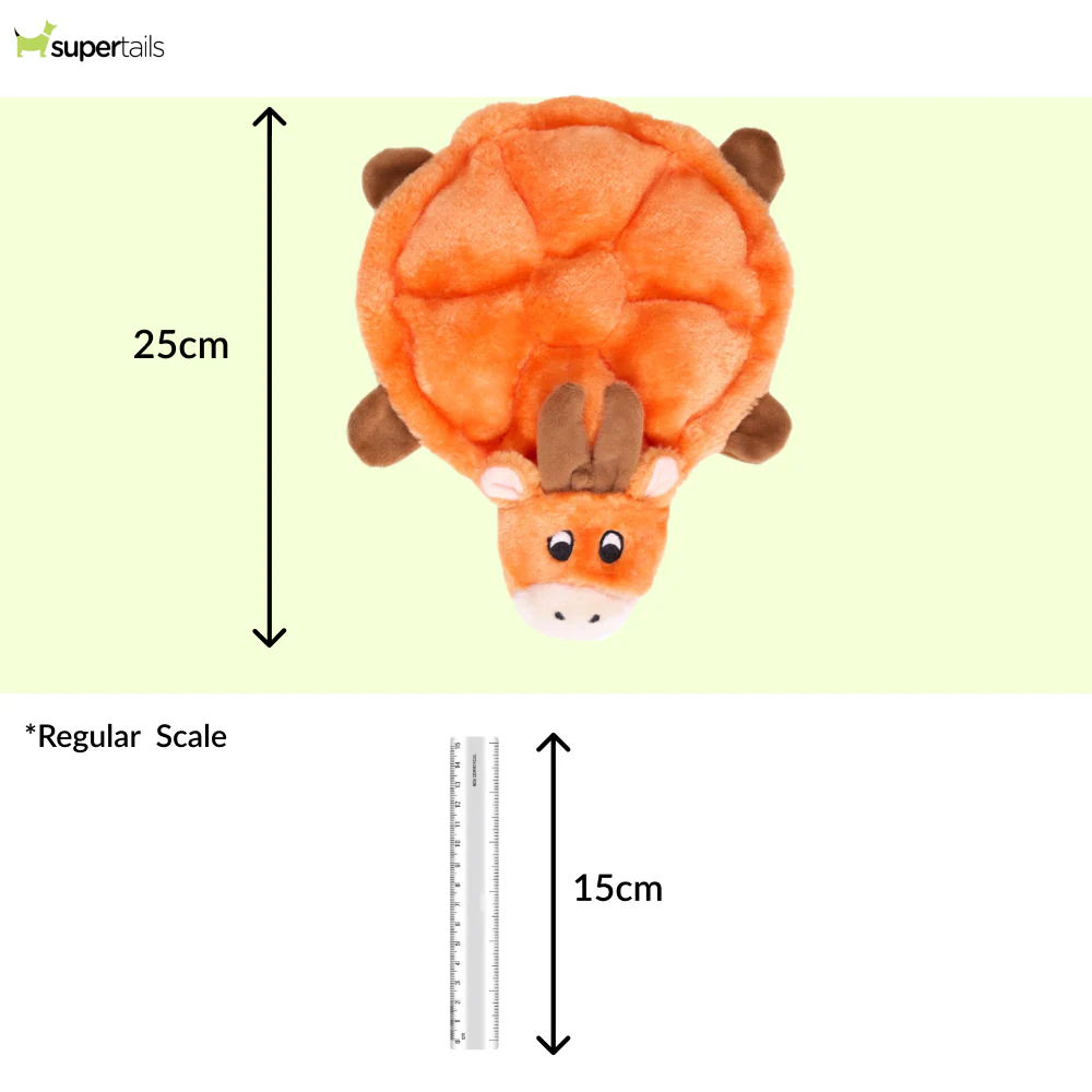 Zippy Paws Squeakie Crawler Moody the Moose Plush Toy for Dogs - Image 2
