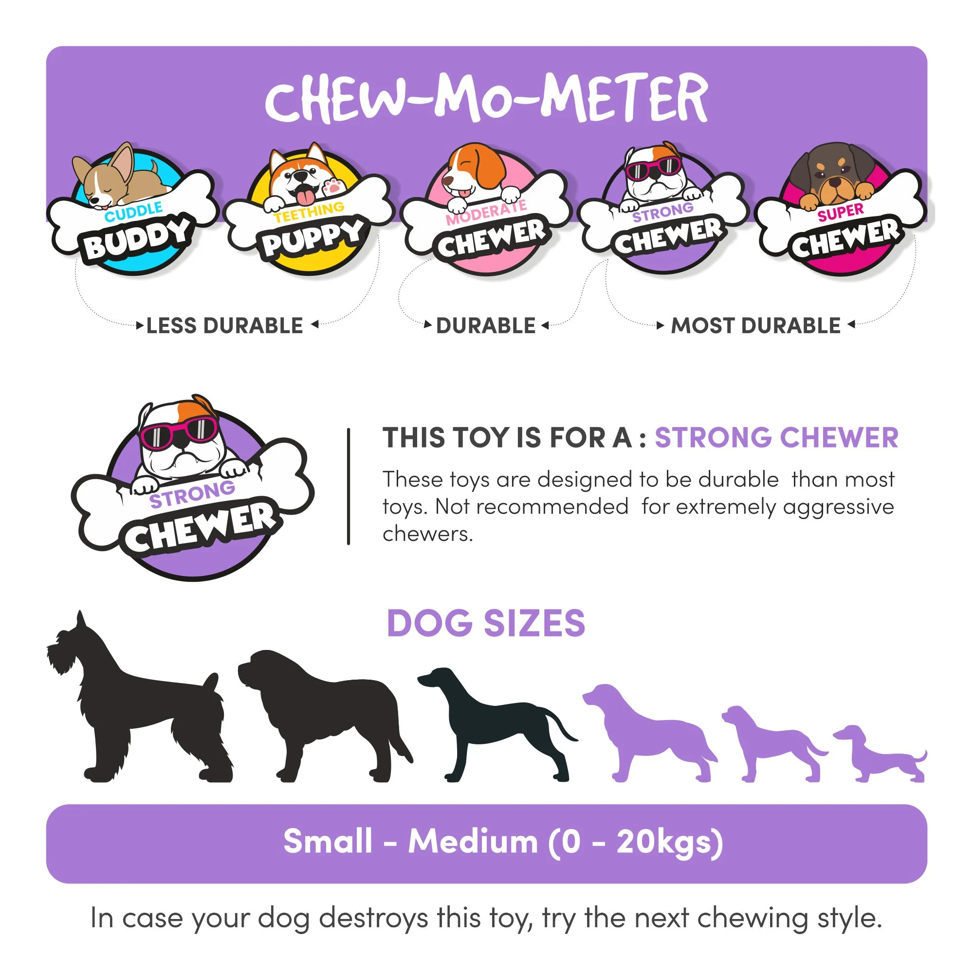 Zippy Paws Zippy Blueberry Tuff Donutz Plush Toy for Dogs - Image 9