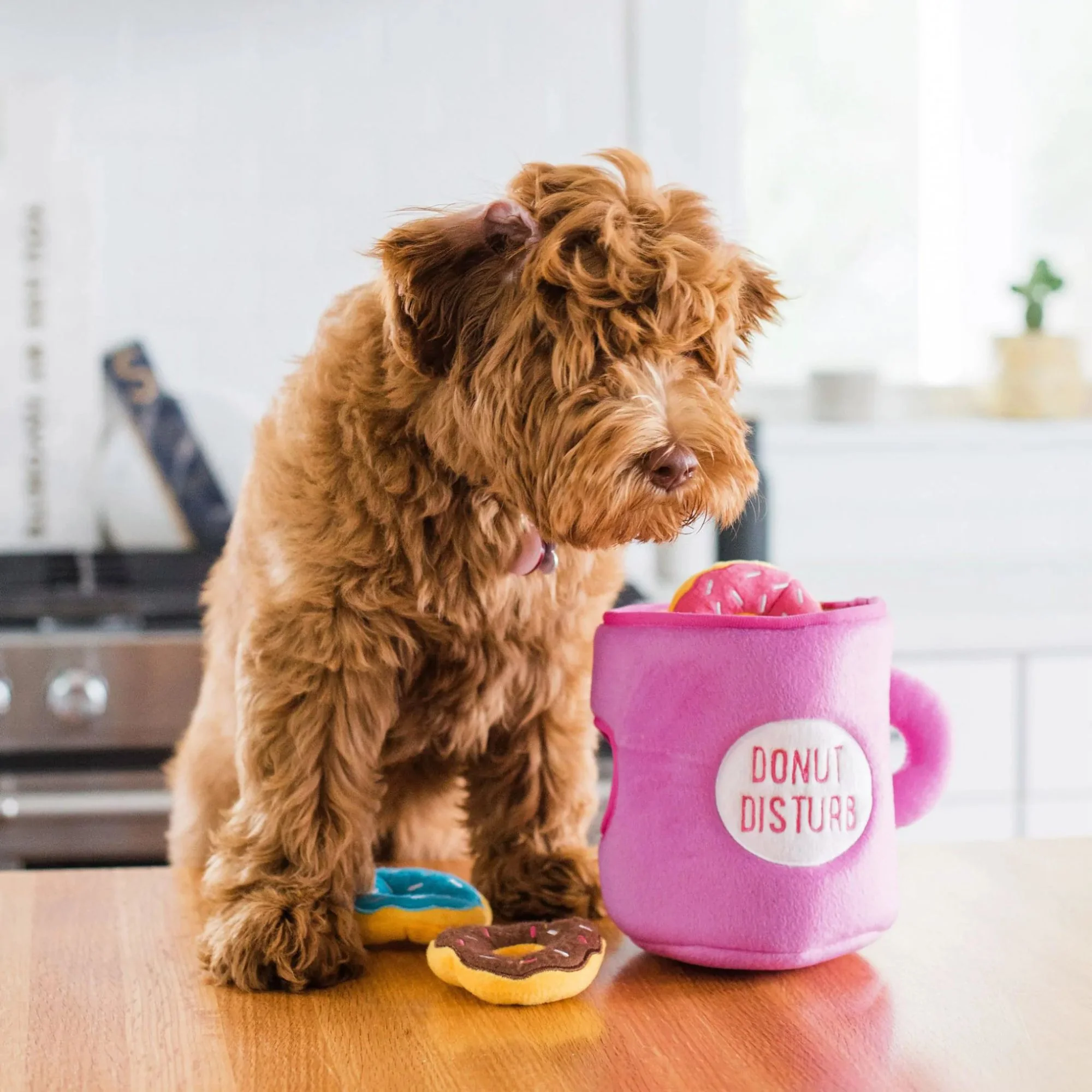 Zippy Paws Zippy Burrows Coffee and Donutz Plush Toy for Dogs - Image 7