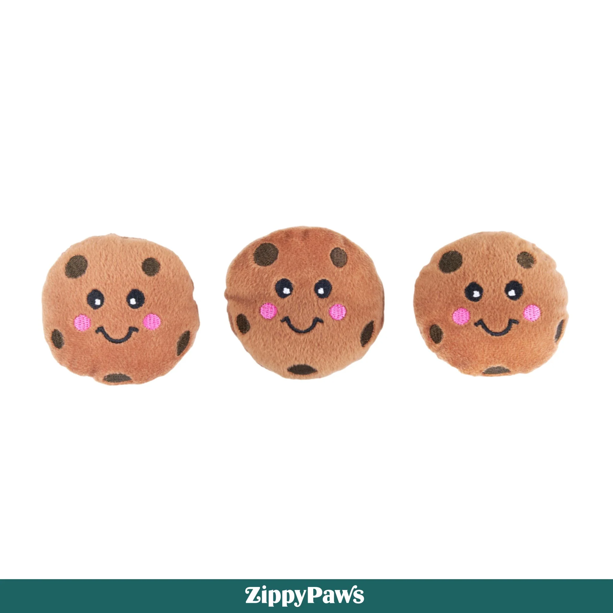 Zippy Paws Zippy Burrows Milk and Cookies Plush Toy for Dogs - Image 7