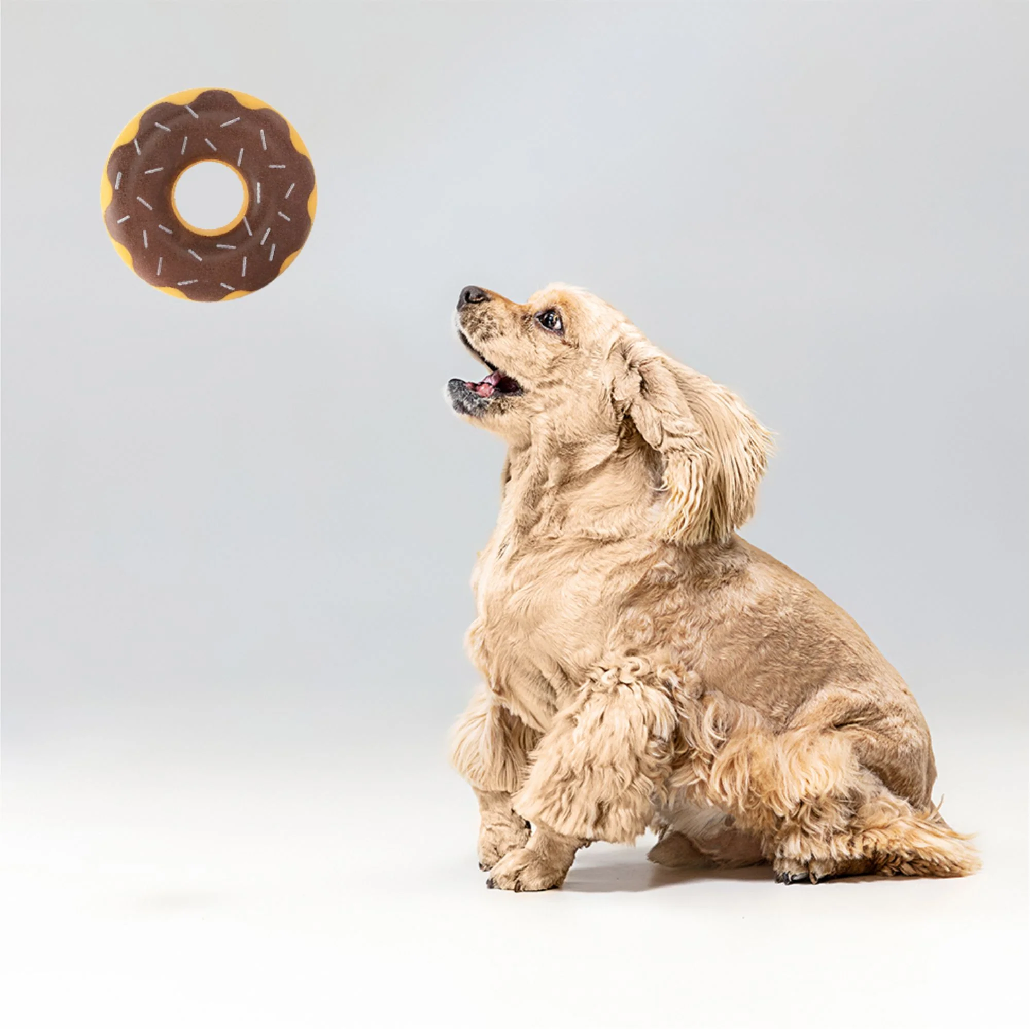 Zippy Paws Zippy Chocolate Tuff Donutz Plush Toy for Dogs - Image 6