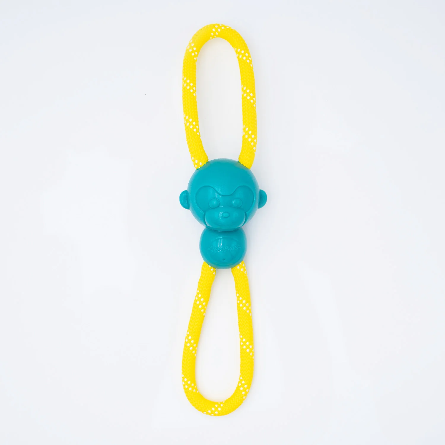 Zippy Paws ZippyTuff Monkey RopeTugz Plush Toy for Dogs (Teal) - Image 5