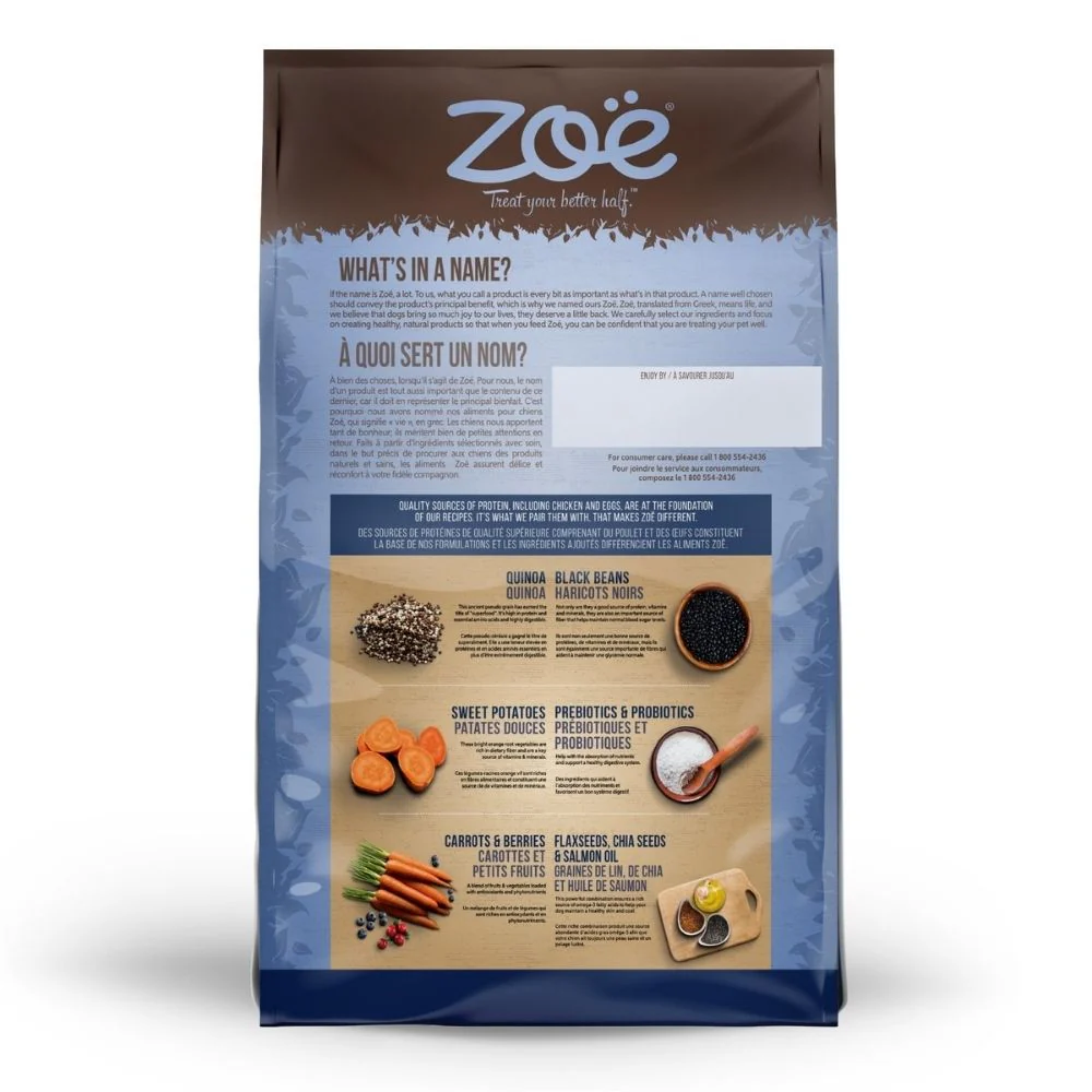 Zoe Chicken, Quinoa and Black Bean Medium Breed Adult Dog Dry Food - Image 2