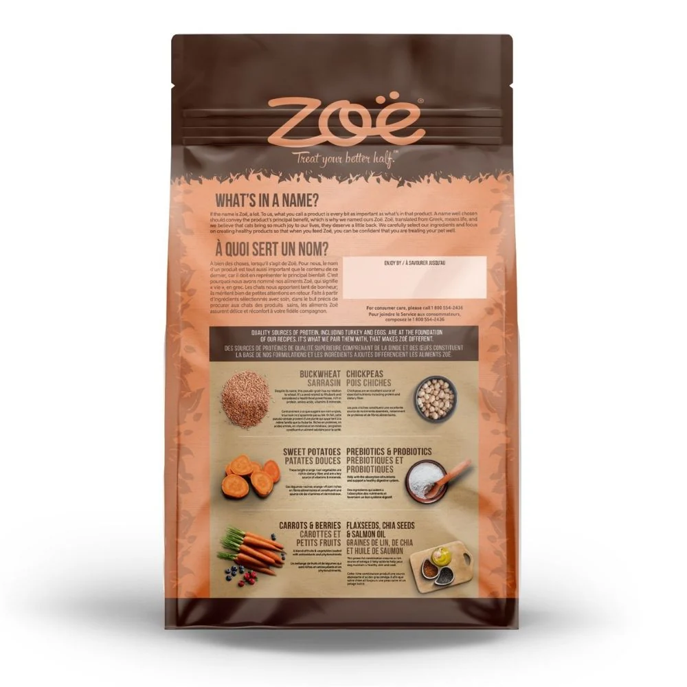 Zoe Turkey and Sweet Potato Small Breed Adult Dog Dry Food - Image 2