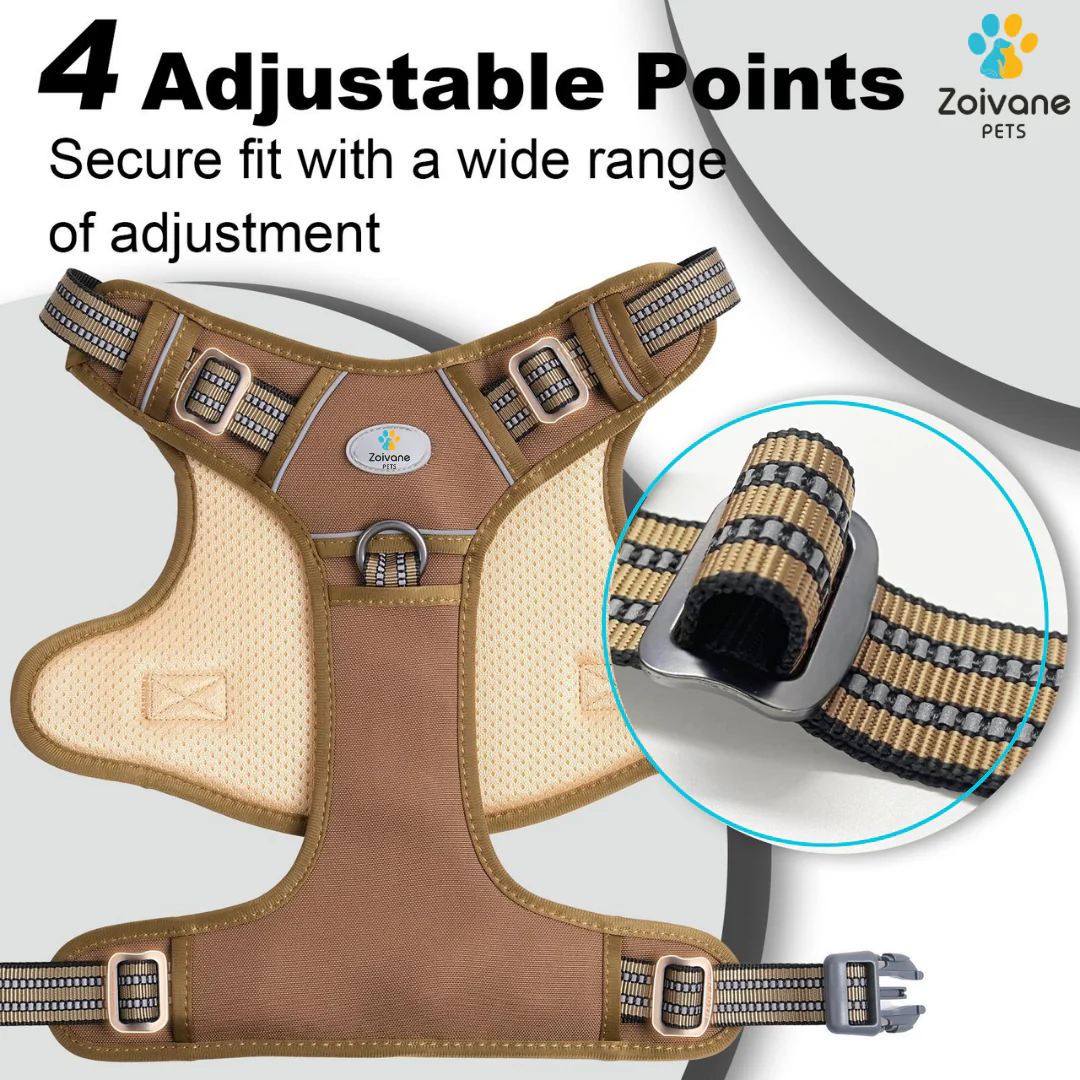 Zoivane Harness for Dogs (Khaki) - Image 2