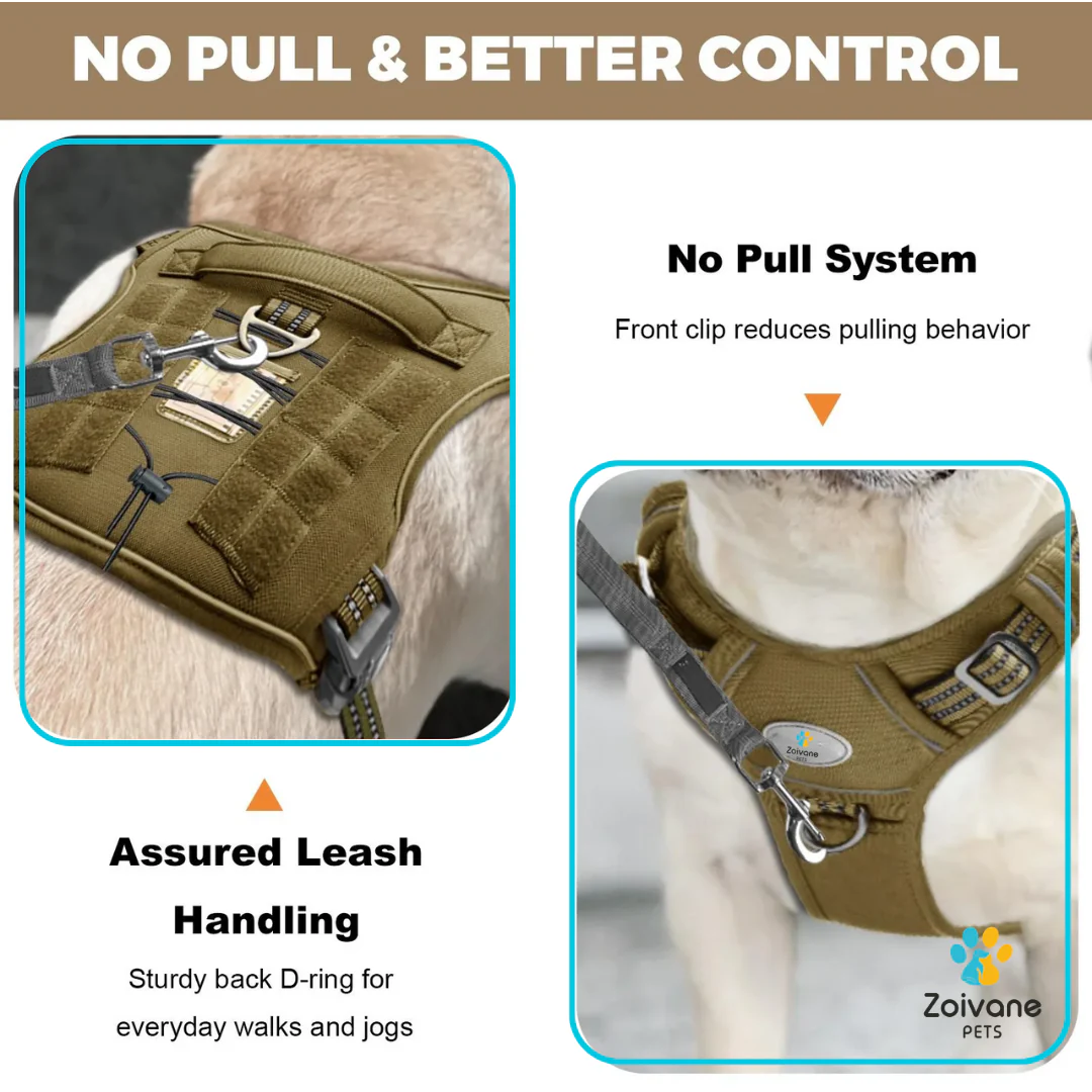 Zoivane Harness for Dogs (Khaki) - Image 4