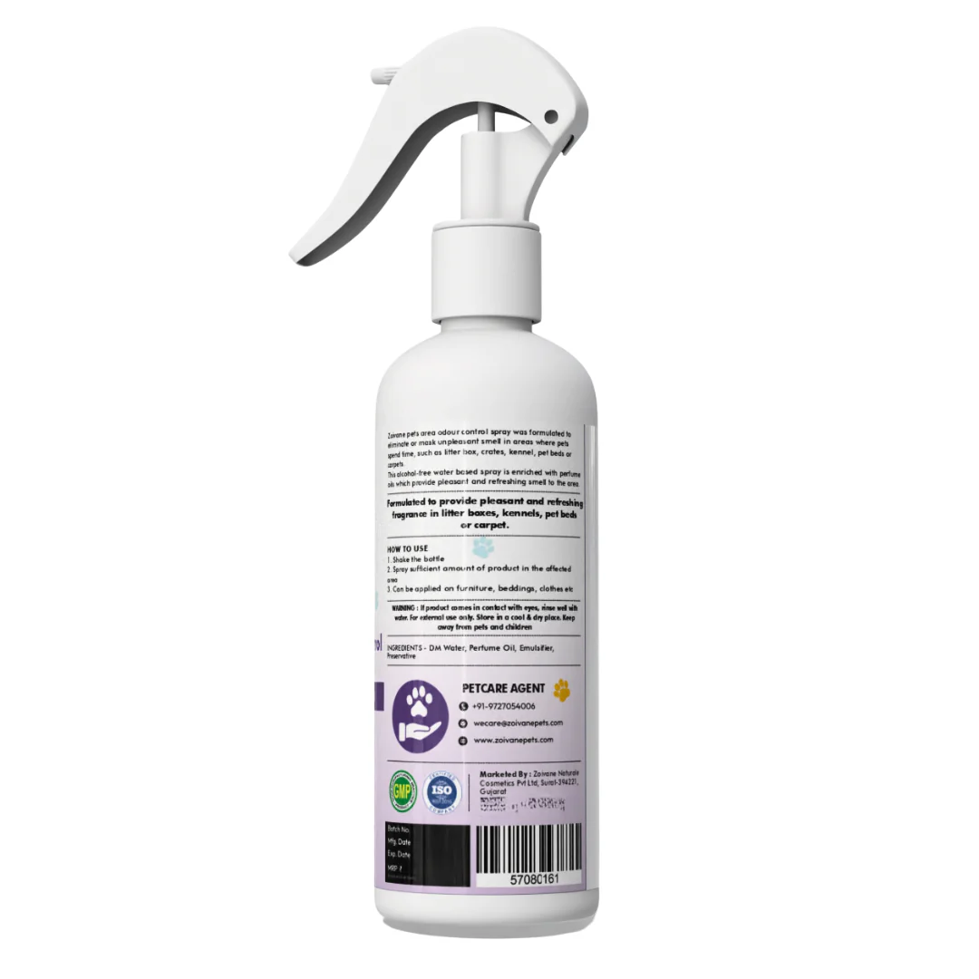 Zoivane Pets Black Currant Odour Remover Spray for Dogs and Cats - Image 7