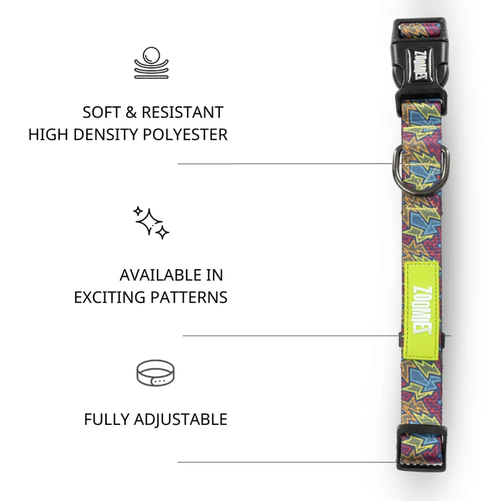 Zoomiez Bolt Printed Collar for Dogs - Image 3