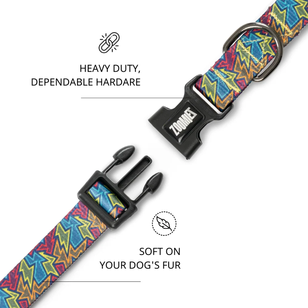 Zoomiez Bolt Printed Collar for Dogs - Image 4