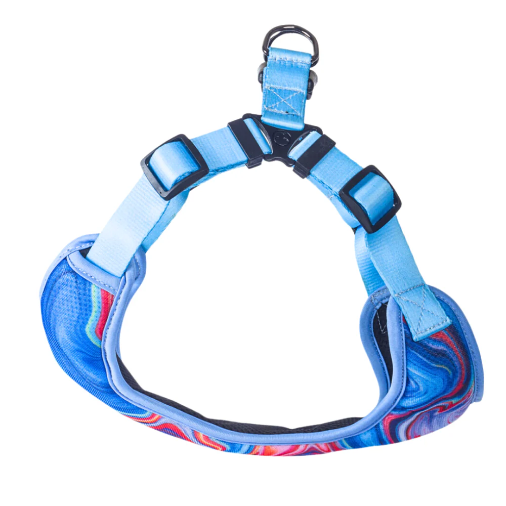 Zoomiez Adjustable Fluid Printed Step in Mesh Harness for Dogs - Image 5