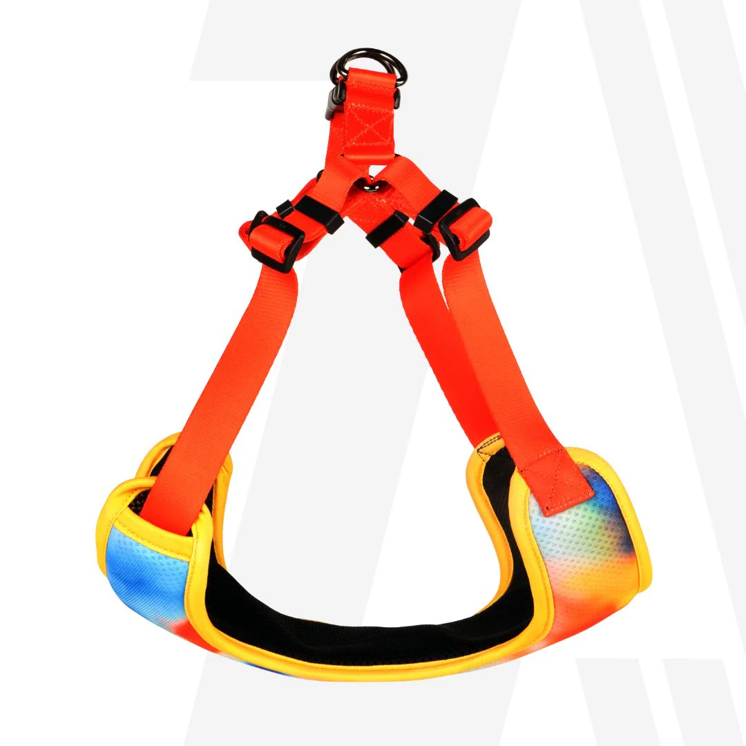 Zoomiez Adjustable Splash Printed Step in Mesh Harness for Dogs - Image 6