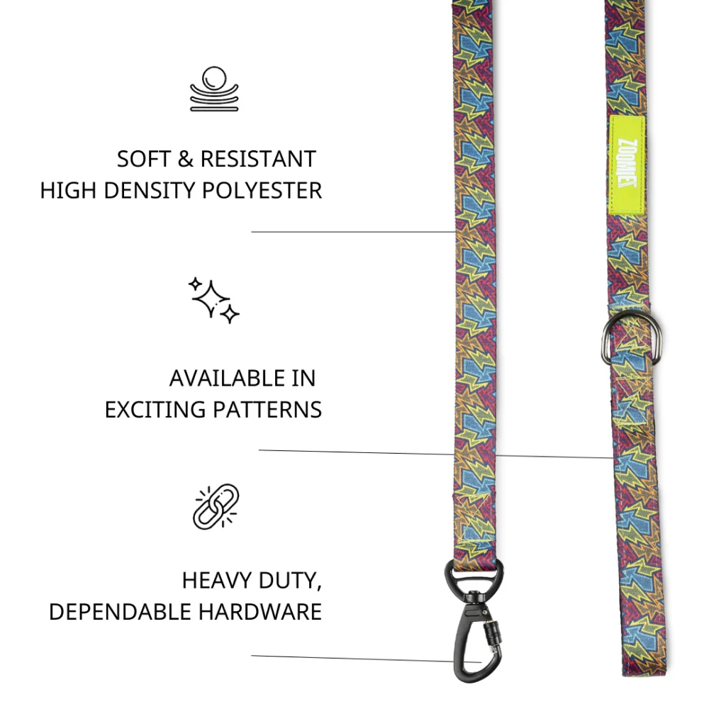Zoomiez Bolt Printed Leash for Dogs - Image 3