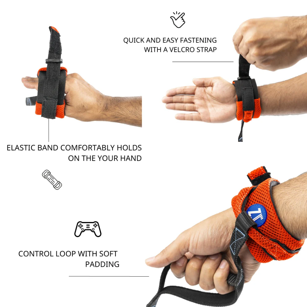 Zoomiez Hands Free Mesh Leash for Dogs & Cats (Orange) - Image 5