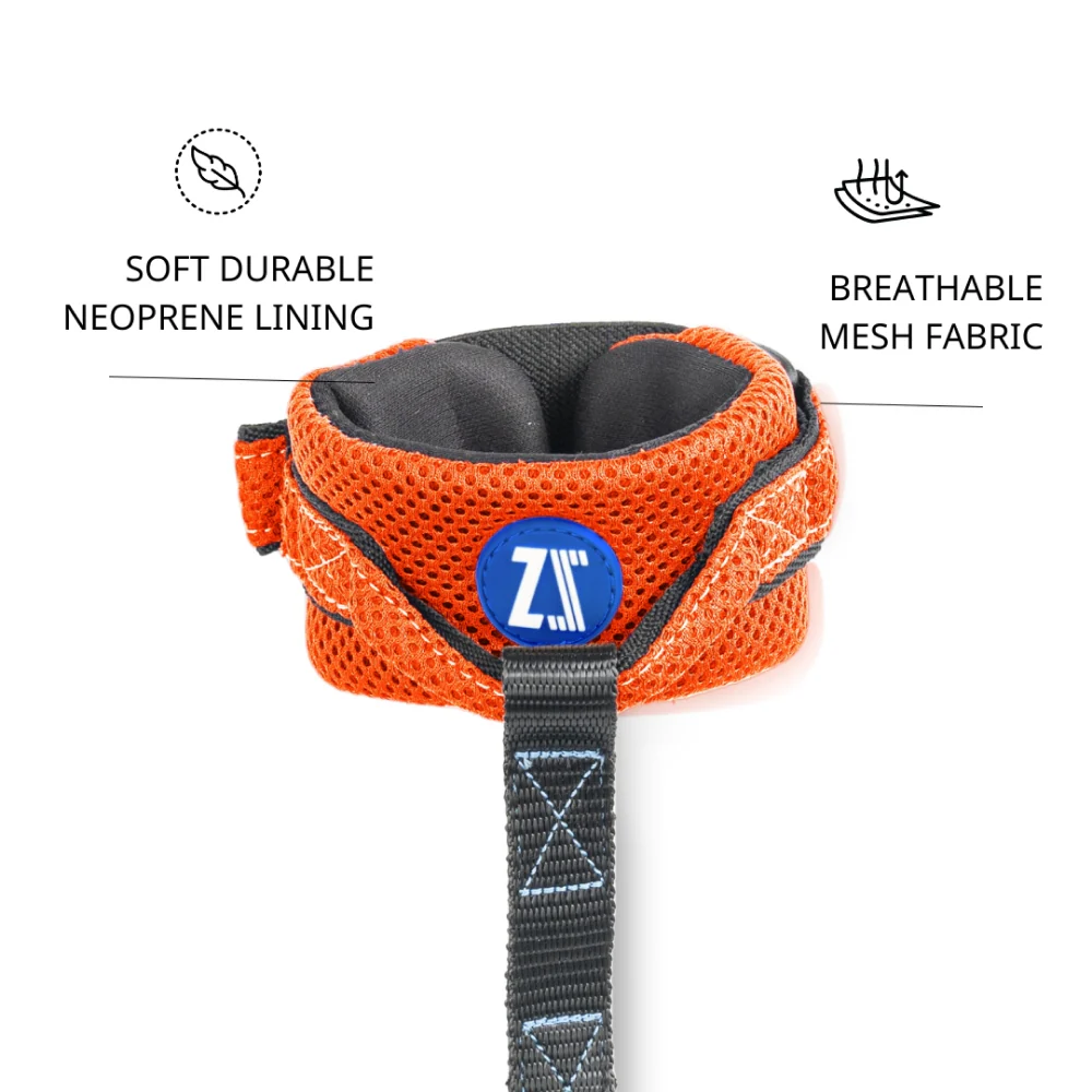 Zoomiez Hands Free Mesh Leash for Dogs & Cats (Orange) - Image 6