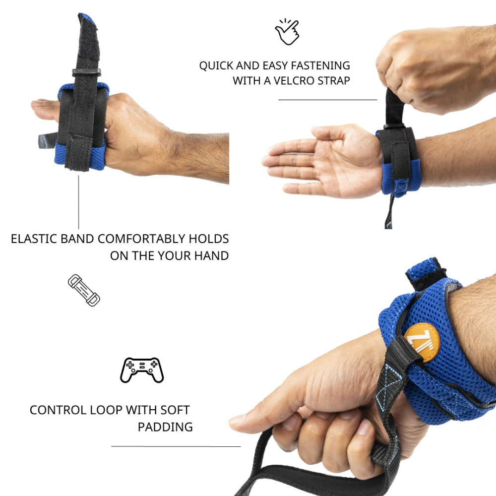 Zoomiez Hands Free Mesh Leash for Dogs & Cats (Royal Blue) - Image 3