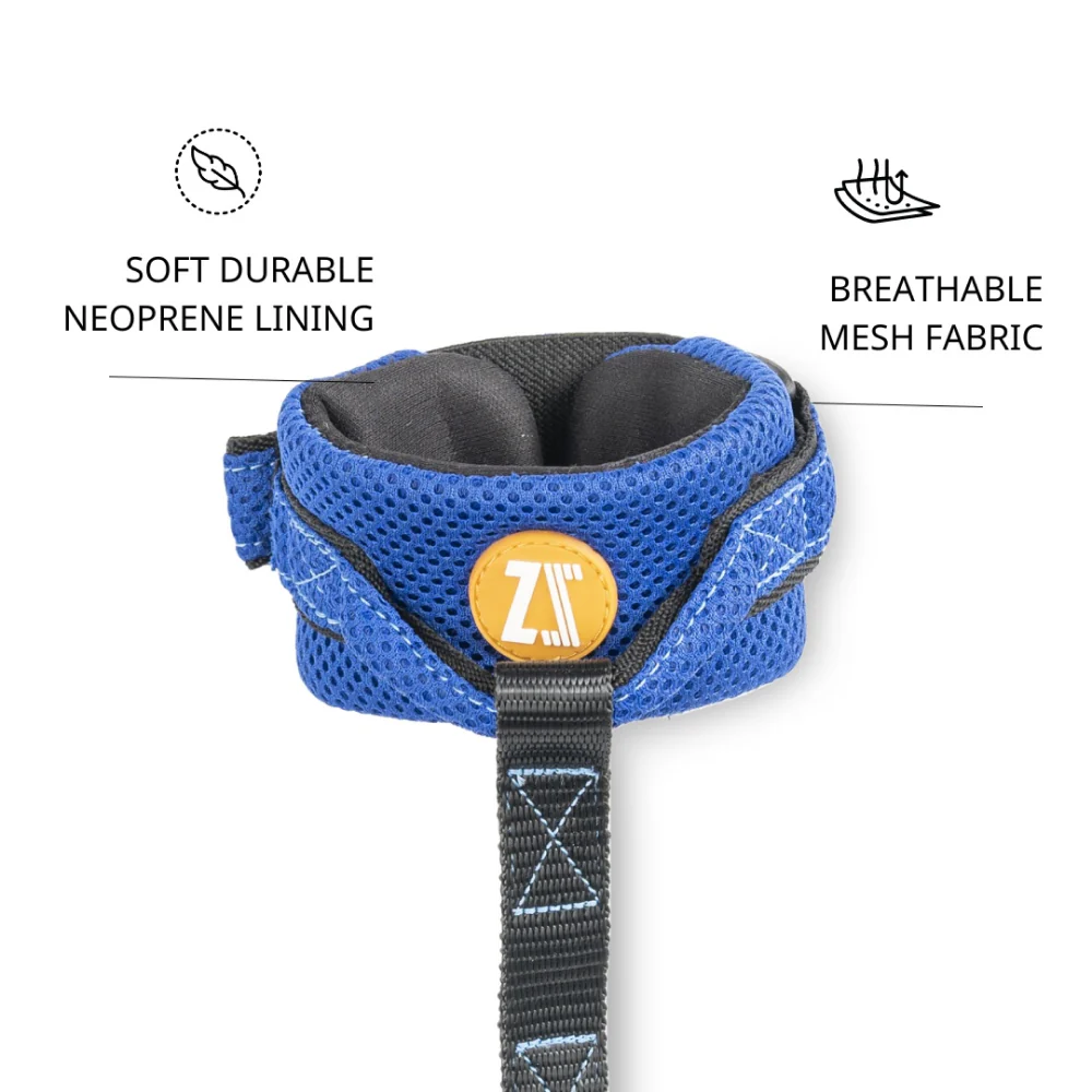 Zoomiez Hands Free Mesh Leash for Dogs & Cats (Royal Blue) - Image 4