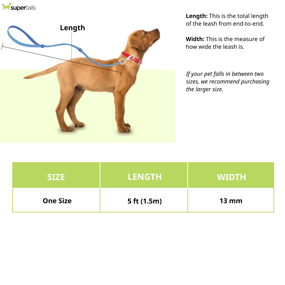 Zoomiez Tuff Rope Leash for Dogs (Black) - Image 2