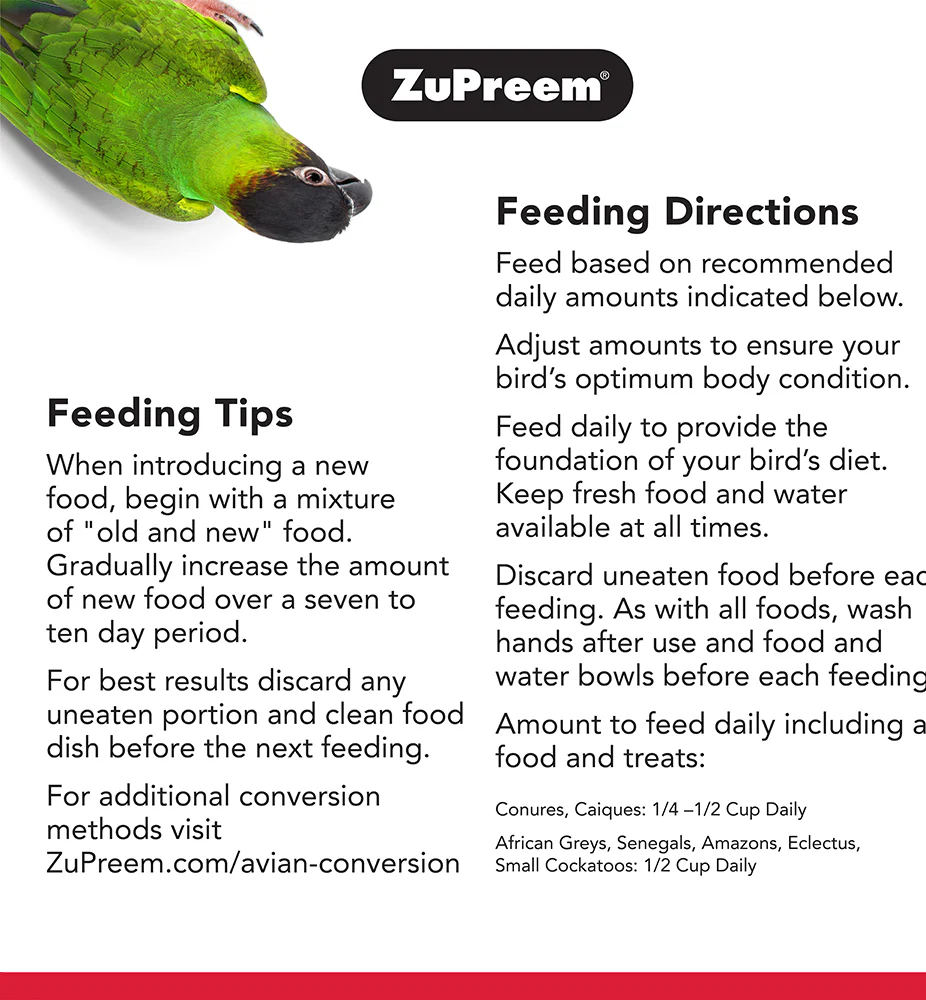 ZuPreem Fruit Blend Bird Food for Large Birds - Image 5