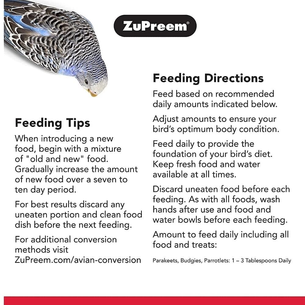 ZuPreem Fruit Blend Bird Food for Small Birds - Image 5