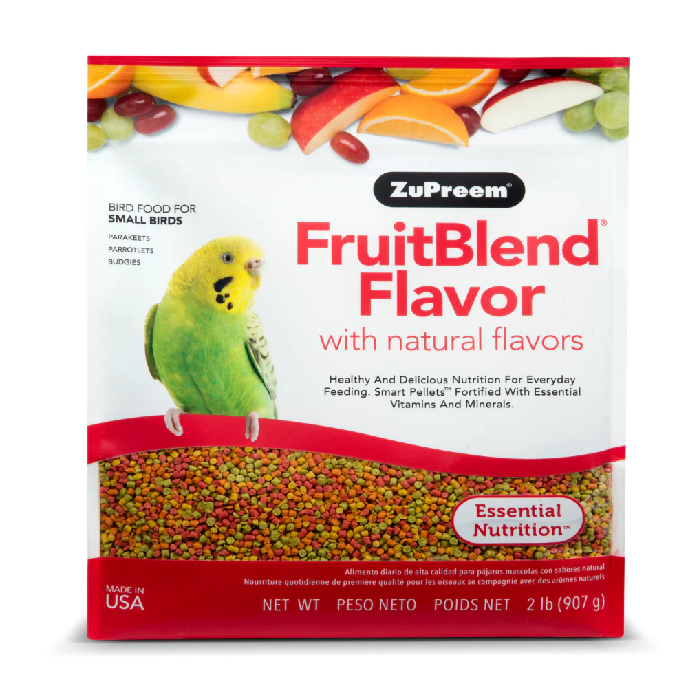 ZuPreem FruitBlend Flavor with Natural Flavors Avian Diets Small Bird Food